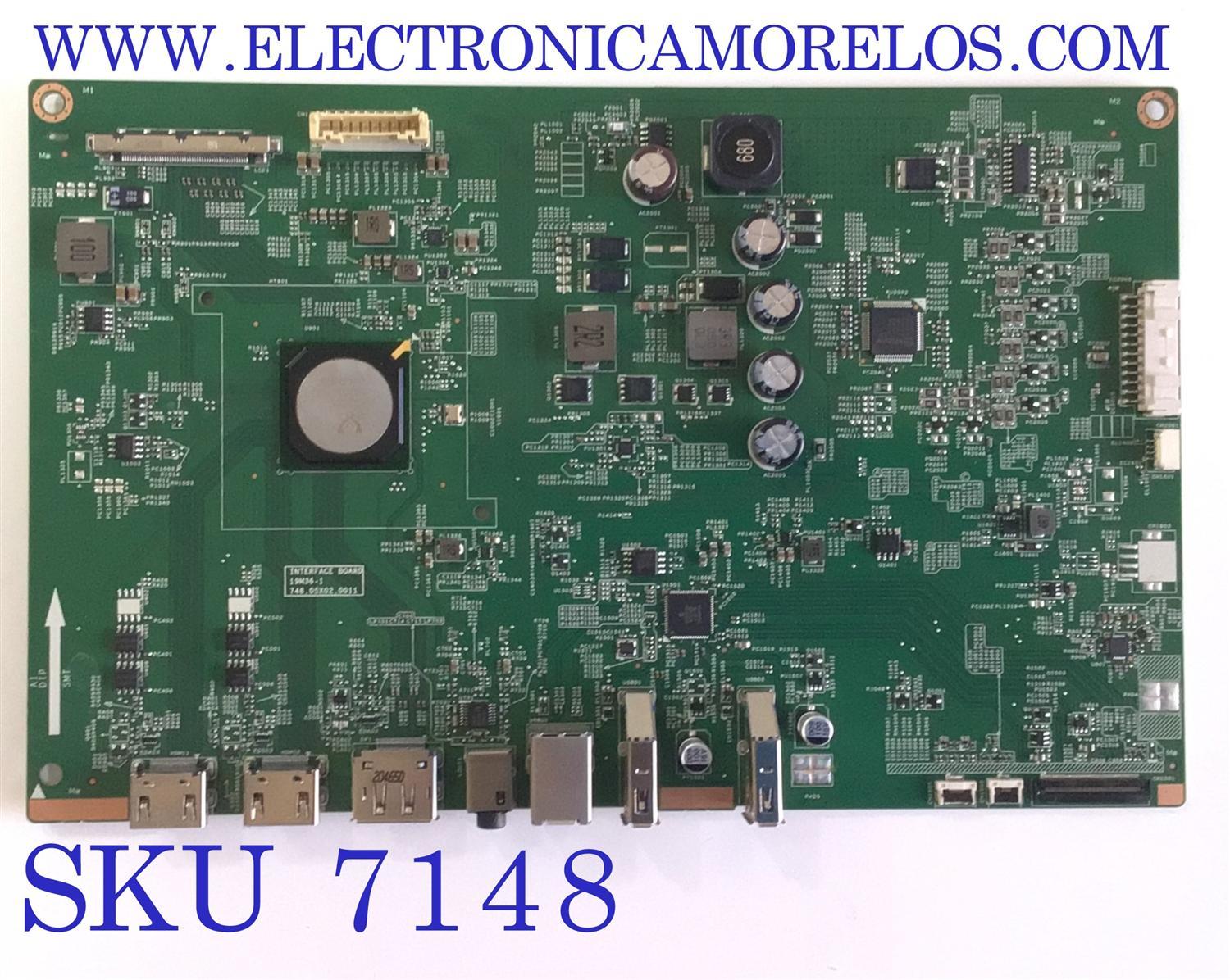 MAIN PARA MONITOR LG / NUMERO DE PARTE 7ZB.05X01.0008 / 748.05X02.0011 / E1985681 / 19M36-1 / PANEL LM270WQA (SS)(A2) / MODELO S2721DGFT